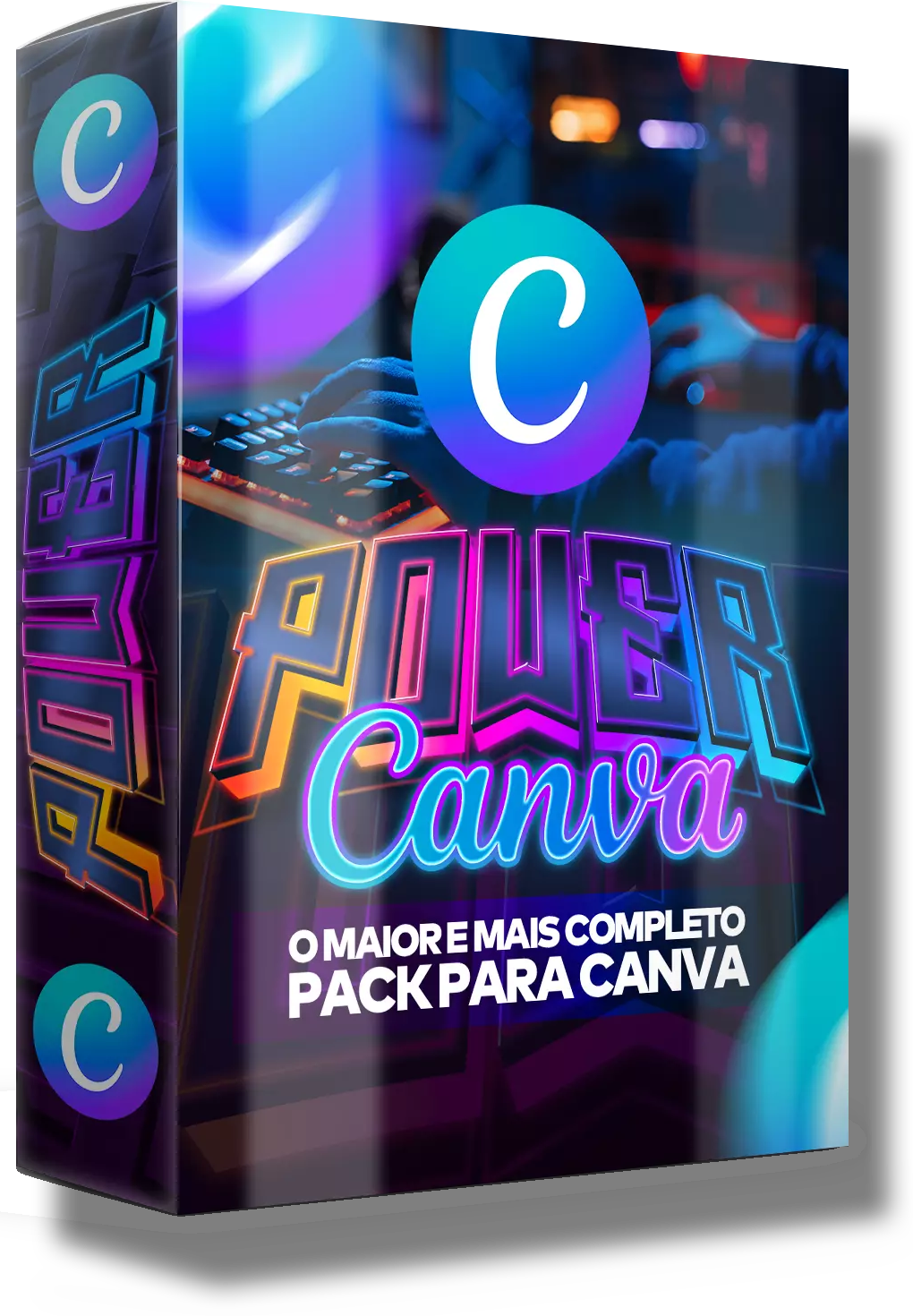 Power Canva - O Maior Pack de Imagens Editáveis no Canva com mai de 3000 templates editáveis para Canva Online